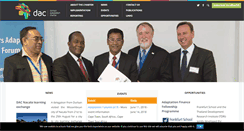 Desktop Screenshot of durbanadaptationcharter.org